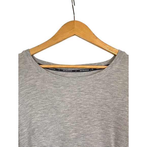 Recreation by Thread & Supply Women's High-Low Oversized Lounge Top Size L Gray - Picture 4 of 7